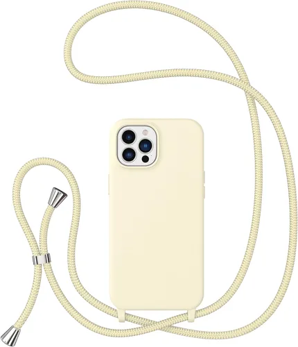Miniatura 19 de ZTOFERA Funda Crossbody para iPhone 15 Pro con Correa de Cordón Ajustable, Funda Suave de Silicona Líquida para iPhone 15 Pro 6.1 pulgadas - Rosa