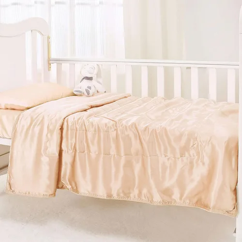 Manta de seda pura, 100% seda de morera por dentro y fuera, manta suave para niños para sofá, cama, sofá de viaje, manta ligera y acogedora para