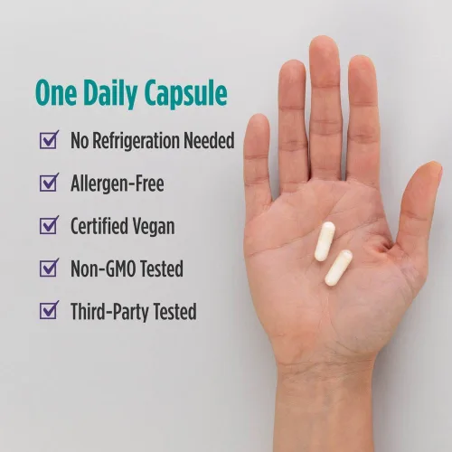 Miniatura 4 de Nordic Naturals Nordic Flora Probiotic Immune Health, 30 cápsulas, 15 cepas probióticas para apoyo a la salud inmunológica y digestiva, vegano, 30