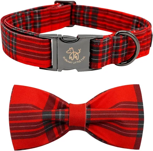 Miniatura 21 de Elegante collar para perro con moño Floral Vintage, cómoda pajarita para perro, collar de perro con lazo Collar ajustable para perros pequeños