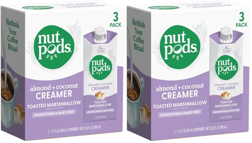 Miniatura 8 de nutpods - Crema de café de malvavisco tostado, sin azúcar, sin azúcar, hecha de almendras y coco, crema para dieta ceto, Whole30, sin gluten, sin
