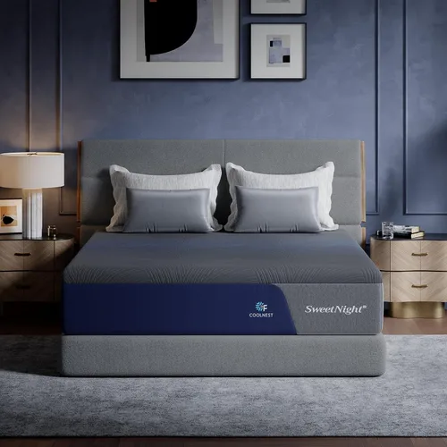 Miniatura 12 de Sweetnight CoolNest - Colchón de tamaño matrimonial de 12 pulgadas, colchón de espuma viscoelástica refrescante para un sueño nocturno fresco