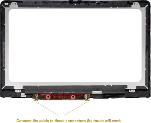 Miniatura 3 de Reemplazo de 14 pulgadas FHD 1080P IPS pantalla LCD táctil digitalizador Asamblea bisel con placa para HP Pavilion x360 m 45.9 ft-ba 45.9 ft-ba000