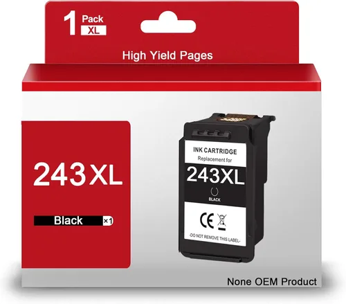 PG-243 Cartuchos de tinta negros remanufacturados para Canon 243XL tinta negra para usar con impresora Pixma MG2522 MG2500 MG2520 MX490 MX492 TR4520