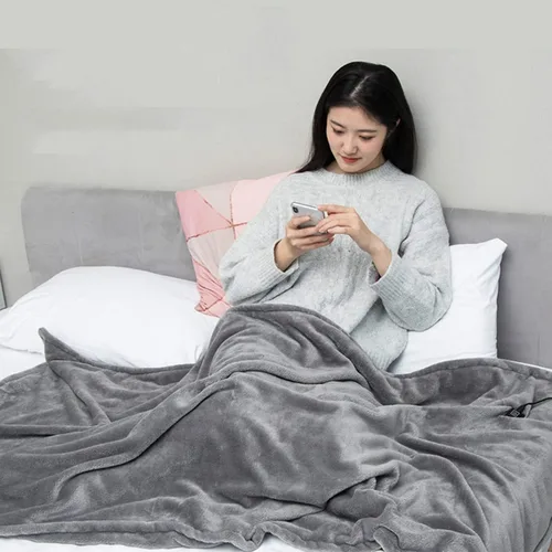 Miniatura 4 de LIOONS Manta térmica eléctrica para adultos, manta eléctrica de franela suave de calentamiento rápido, lavable a máquina para uso en casa y oficina