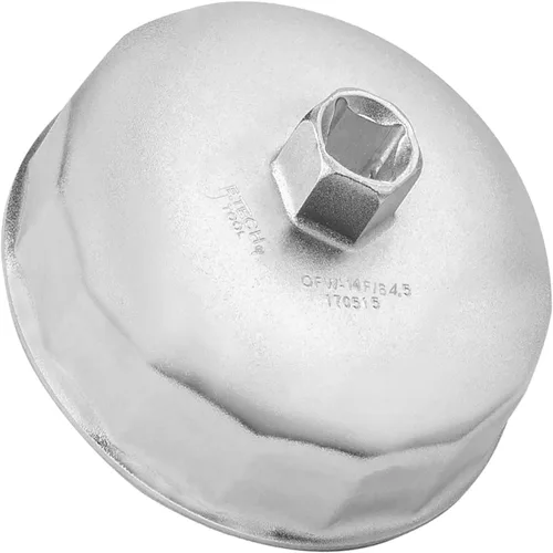Jetech - Llave para tapa de filtro de aceite, 64.5 mm x 14 estrías, herramienta de extracción de cartucho con 14 estrías y diámetro interior de 64.5