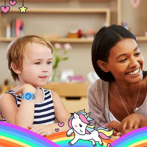 Miniatura 21 de Relojes impermeables de dibujos animados 3D para niñas con alarma, los mejores regalos de juguetes para niñas de 3 a 12 años