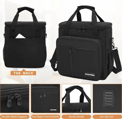 Miniatura 4 de Bolsa de transporte para cafetera compatible con Keurig K-Mini o K-Mini Plus, bolsa de almacenamiento portátil para cafetera de una sola porción