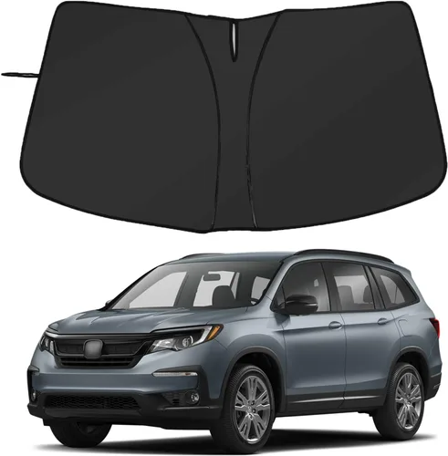 Miniatura 13 de Parasol para parabrisas para Honda Pilot 2016-2022/Ridgeline 2017-2025/Passport 2019-2025, parasol plegable para ventana delantera, protector solar