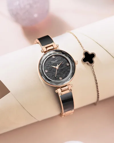 Miniatura 7 de Reloj de cuarzo para mujer, relojes analógicos de cuarzo de moda impermeables para mujer