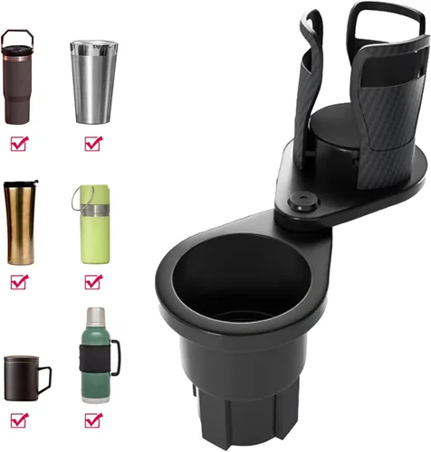 Miniatura 2 de Expansor de portavasos de automóvil con base ajustable y expansor para vehículos, compatible con tazas, compatible con tazas Yeti de 14/24/36/40/46