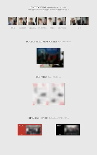 Miniatura 5 de JYP Ent 2PM - Must (Vol.7) Álbum (versión aleatoria) (VDCD6855)