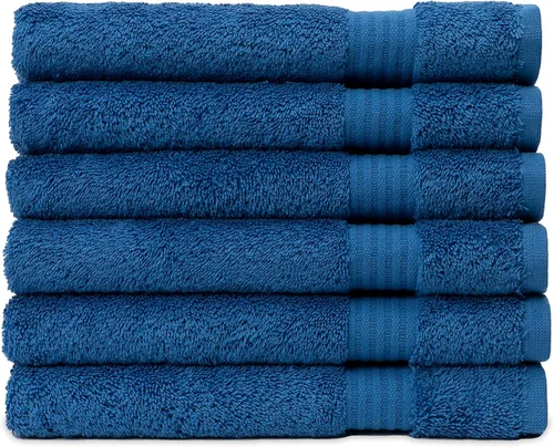 Miniatura 14 de TowelSelections Toallas suaves y absorbentes de algodón para baño, hotel, ducha, spa, gimnasio, toalla de baño, toalla de mano, 2 paños de baño
