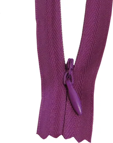Miniatura 3 de Seeking ROAM Cremalleras invisibles, bobina de nailon, 3, 2 piezas (morado, 6 pulgadas)