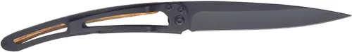 Miniatura 6 de deejo - Navaja de bolsillo plegable 37G con clip para cinturón - Diseño pacífico, hoja de acero inoxidable de 3.7 pulgadas, acabado de titanio