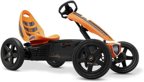 Miniatura 12 de BERG Pedal Kart Rally APX Azul Vehículo para Niños, Kart de Pedal con Asiento Ajustable, con Freno de Libre Accionamiento, Juguetes para Niños