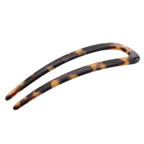 French Amie Slick Tokyo - Palo grande de acetato de celulosa hecho a mano de 4 1/4 pulgadas, agarre antideslizante, sin metal, para mujeres y niñas,