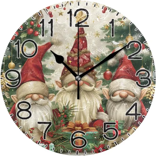 Miniatura 19 de ALAZA Reloj de pared violeta para bicicleta, color lavanda, flores moradas, con mariposas, funciona con pilas, sin tictac, cuarzo silencioso
