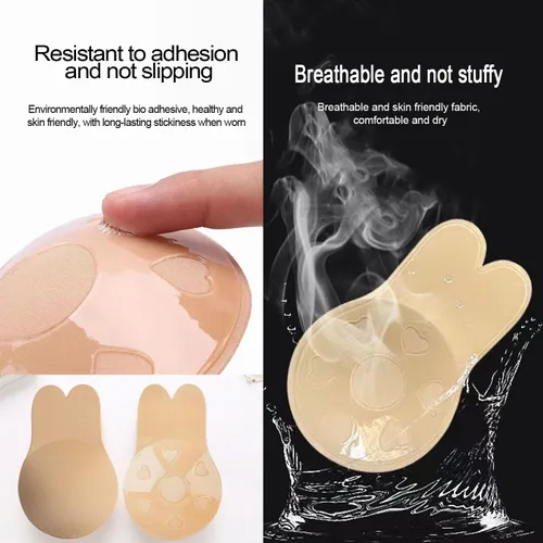 Miniatura 6 de 3 Pairs 2023 Upgraded Sticky Bra Adhesive Bra Invisible Silicone Bras Backless Bra Strapless Push Up Bras for Women
