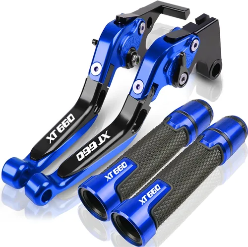 Miniatura 15 de Para Yamaha XT660 XT660X XT660R XT660Z 2004-2020 Palancas de embrague de freno extensibles plegables para motocicleta, embrague de freno ajustables