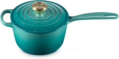 Miniatura 8 de Le Creuset Cacerola Signature de hierro fundido esmaltado, 2.25 cuartos de galón., Marsella Marseille