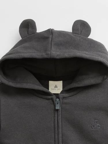 Miniatura 3 de GAP Conjunto de sudadera con capucha y pantalón corto para bebé niño