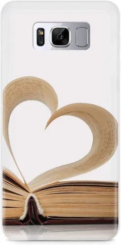 Miniatura 18 de Inspired Cases - Compatible con iPhone XR - Funda protectora con textura 3D para Apple iPhone XR - Página de corazón - Amante de los libros