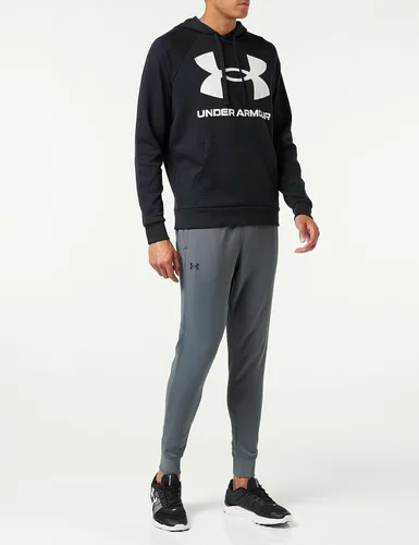 Miniatura 4 de Under Armour Rival Sudadera con capucha, para hombre, de vellón, con logotipo grande