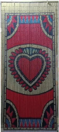 Miniatura 10 de TACHILC Cortina de cuentas para puerta – Cortina bohemia de cuentas para puerta, 35.5 x 78 pulgadas, 90 cuerdas, diseño de ojos pintado a mano