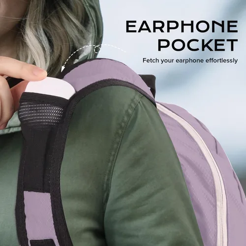 Miniatura 7 de VPBAGE Mochila de Senderismo Resistente al Agua de 15L, Mochila Pequeña de Viaje al Aire Libre, Mochila Ligera de Día con Bucles para Herramientas