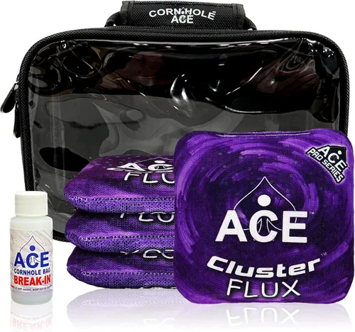 Miniatura 14 de Cluster Flux Bolsos de Cornhole ACE Pro + Kits PRO Tecnología de Almohadilla de Cluster Doble Cara Resbaladiza y Pegajosa para Todo Clima