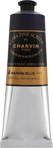 Miniatura 167 de Charvin Pintura acrílica profesional extrafina – verde absenta, tubo de 2.1 fl oz, pigmentos de triple fresado, resistente a la luz, pinturas