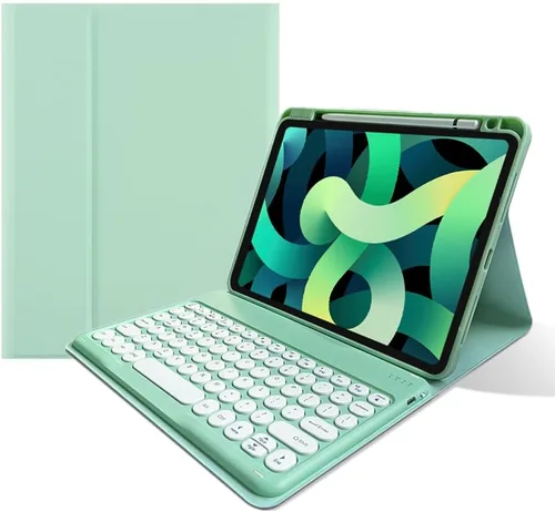 Miniatura 9 de kaitesi Funda de teclado para iPad A16 de 11ª generación de 11 pulgadas 2025, iPad de 10ª generación de 10.9 pulgadas 2022, funda de teclado