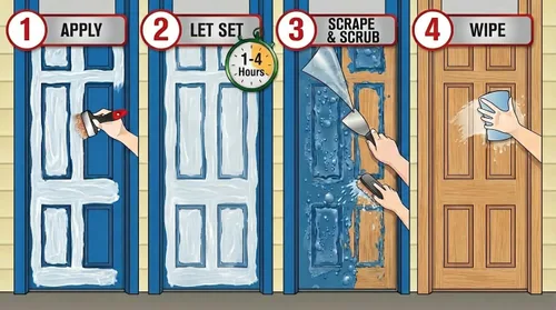 Miniatura 2 de Max Strip Decapante de Pintura y Barniz 32oz - Decapante de Pintura para Múltiples Capas de Pintura Acrílica, Látex, Óleo y a Base de Agua