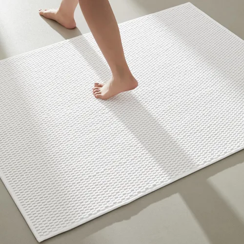 Miniatura 77 de TYUU Alfombras de Baño Antideslizantes Lavables, Tapete de Baño Súper Absorbente Delgado de Pila Baja para Secar Rápido, Alfombra de Baño Pequeña