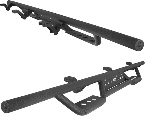 Miniatura 8 de Gladiator - Estribo Nerf Bar lateral compatible con Jeep Gladiator 2020-2026 JT, accesorios todoterreno (se venden como par)