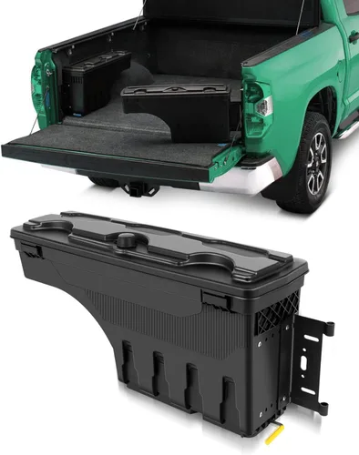 SCITOO Caja de Almacenamiento para Cama de Camión Compatible con Nissan Frontier 2005-2019, para Nissan Titan 2004-2015 Lado Derecho Impermeable