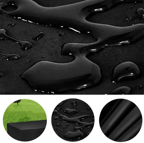 Miniatura 6 de Cubiertas para muebles de patio, cubierta impermeable para sofá al aire libre de 48 x 36 pulgadas, cubierta para juego de comedor al aire libre