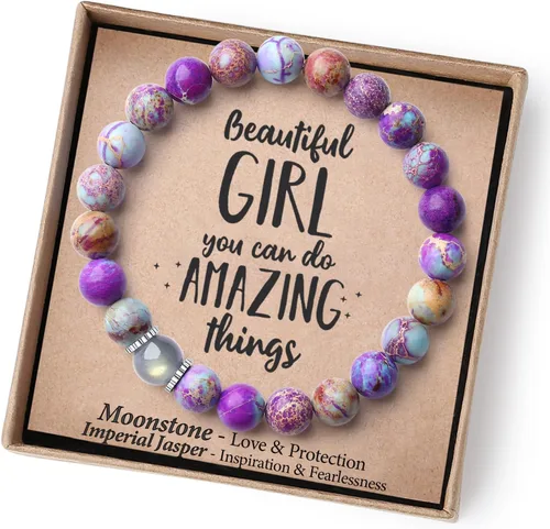 Christmas Stocking Stuffers for Girls/Teens-Birthday Gifts Ideas-Beaded Bracelets for Best Friend Granddaughter Niece Daughter
