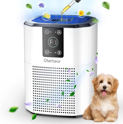 Miniatura 9 de Purificadores de aire para dormitorio y hogar de hasta 1350 pies cuadrados, Oterbear limpiador de aire para habitación con filtro HEPA H13 verdadero