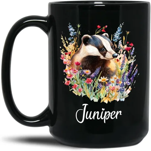 Miniatura 23 de Taza de café con nombre personalizado, regalo para amigo, compañero de trabajo, cumpleaños, taza de cerámica negra personalizada para amantes