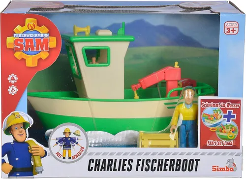 Miniatura 2 de Sam Charlies Fischerboot con figura