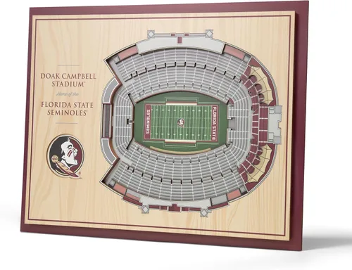 Miniatura 24 de YouTheFan NCAA Florida Gators Arte de Pared 3D StadiumView de 5 Capas - Estadio Ben Hill Griffin, 13.00" x 17.00