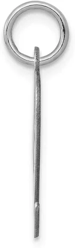 Miniatura 2 de Colgante de plata de ley 925 maciza con letra inicial Q y letra inicial