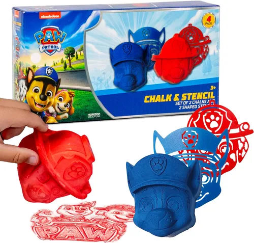 Miniatura 7 de Bluey Sidewalk Chalk y plantillas reutilizables, kit de arte de 4 piezas