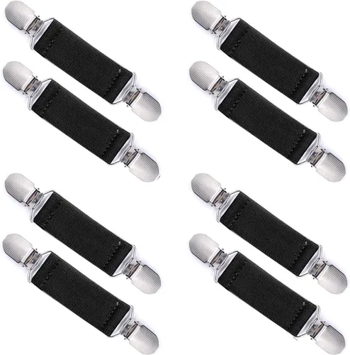 Miniatura 9 de UTTPLL Clips para guantes de acero inoxidable, clips para guantes para niños, bebés, niños y niñas de invierno, clips elásticos para guantes
