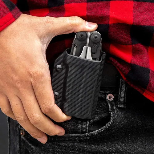 Miniatura 3 de Clip & Carry Kydex Funda para Multiherramienta para LEATHERMAN Surge - Hecho en EE. UU. (Multiherramienta no incluida) Funda Portaherramienta EDC