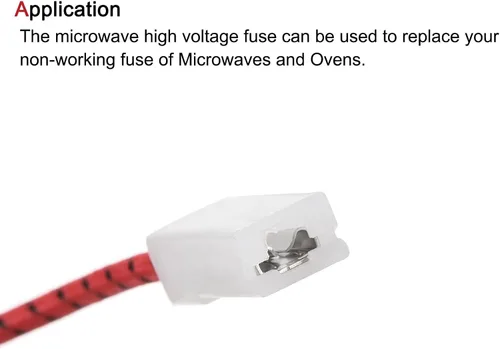Miniatura 4 de MECCANIXITY Fusible de alto voltaje de microondas 5KV 0.85A reemplazo para hornos de microondas Parte 2 PC