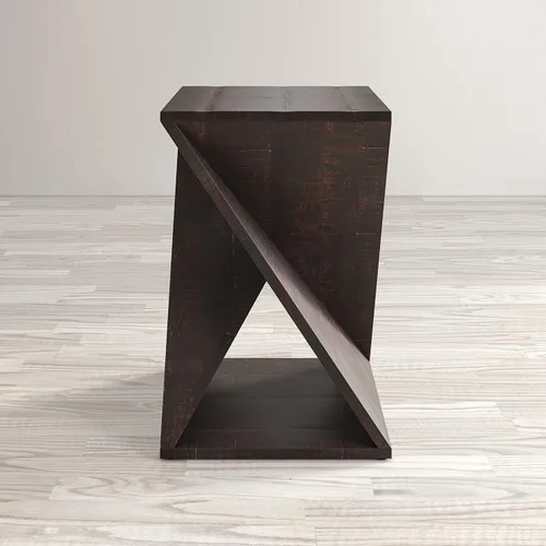 Miniatura 10 de Jofran Global Archive Jasper - Mesa de madera moderna, color espresso