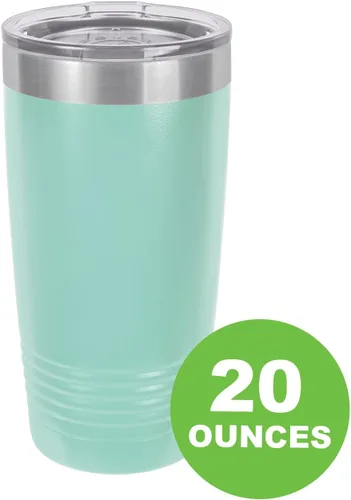 Miniatura 3 de Estetoscopio Enfermera - Vaso aislado con texto personalizado, taza de café de viaje de 20 onzas, personalizable (verde azulado)